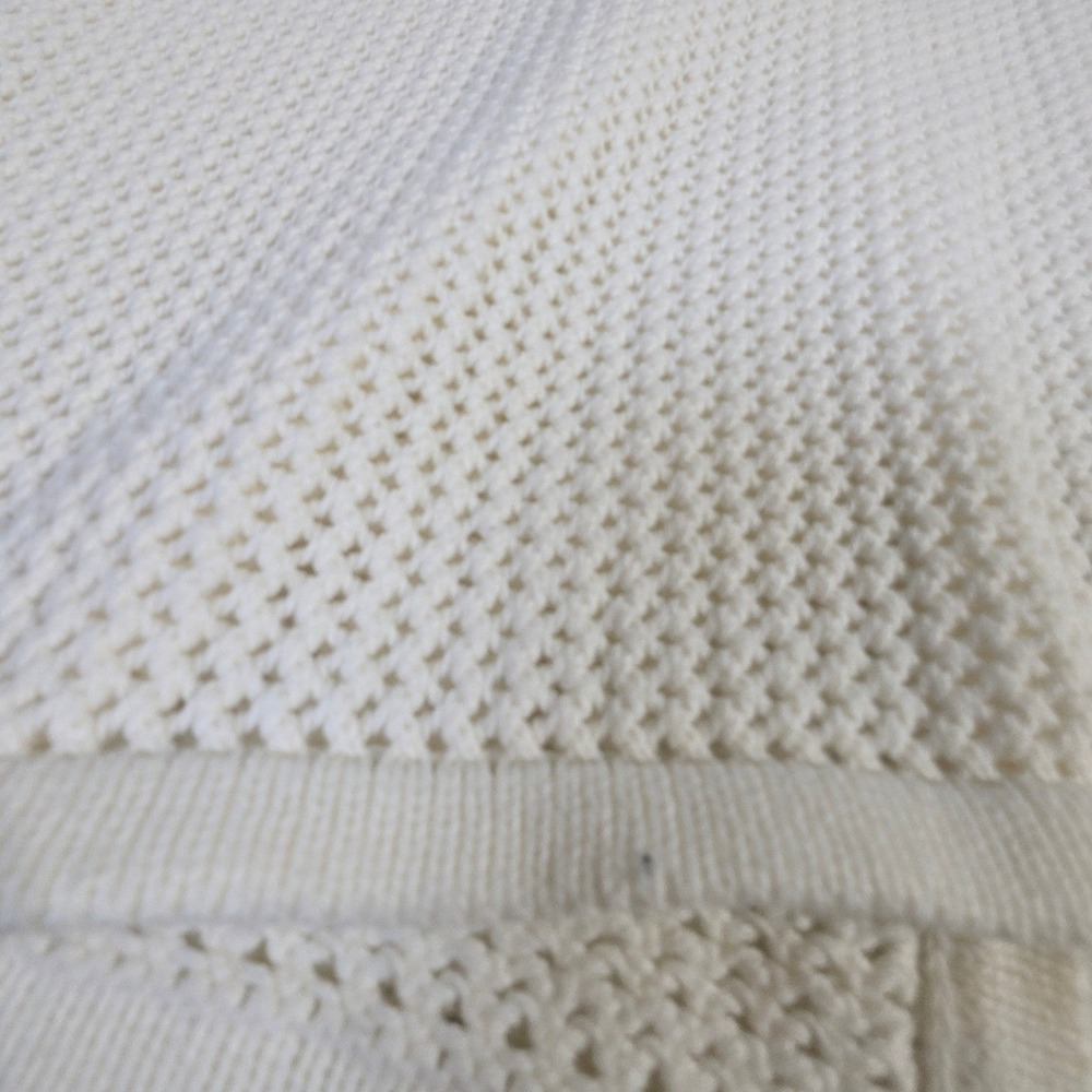 Marine Layer Cotton Cardigan XS/S White Open Knit Longline - Picture 10 of 10